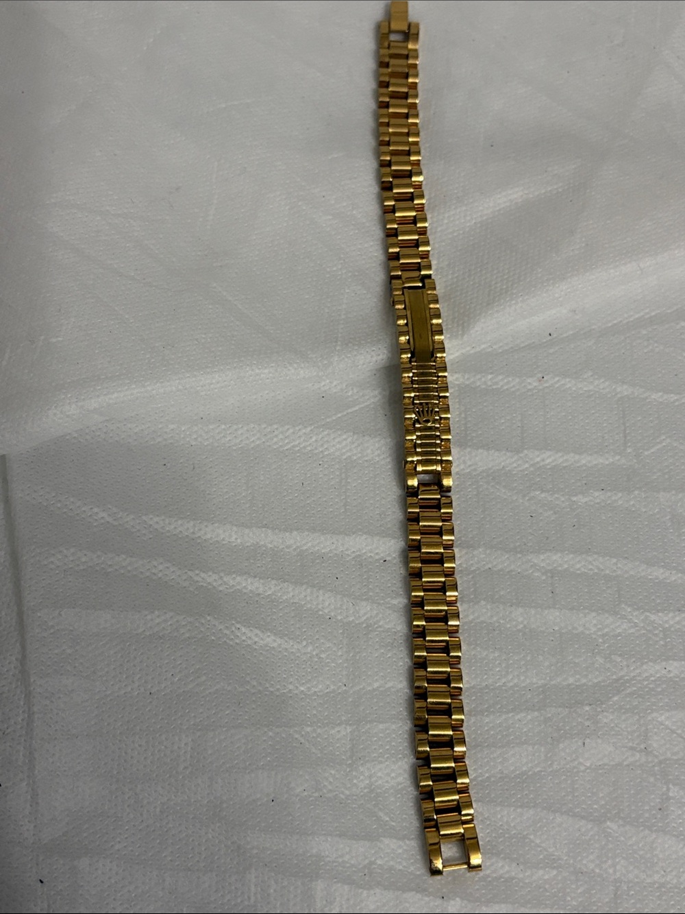 Stainless Steel Gold-Tone Bracelet - Classic Link Design